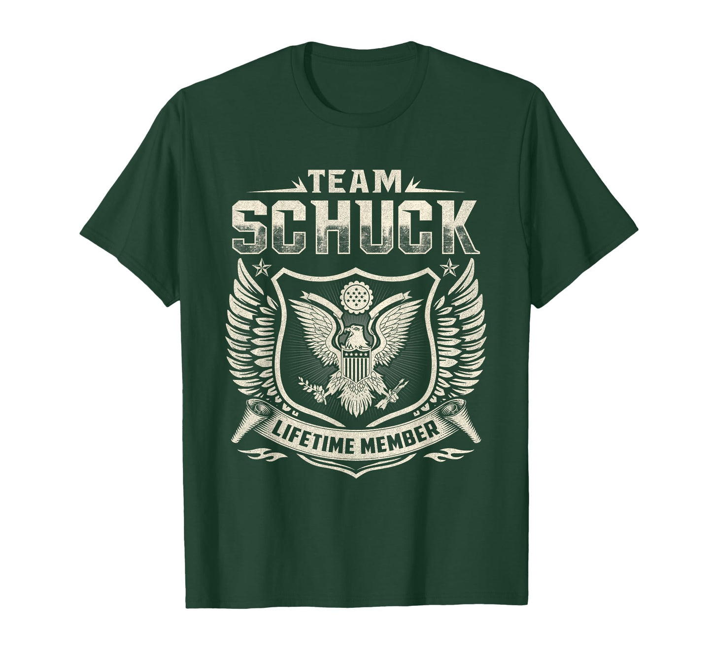Schuck Family Name Shirt Team Schuck Lifetime Member T-Shirt
