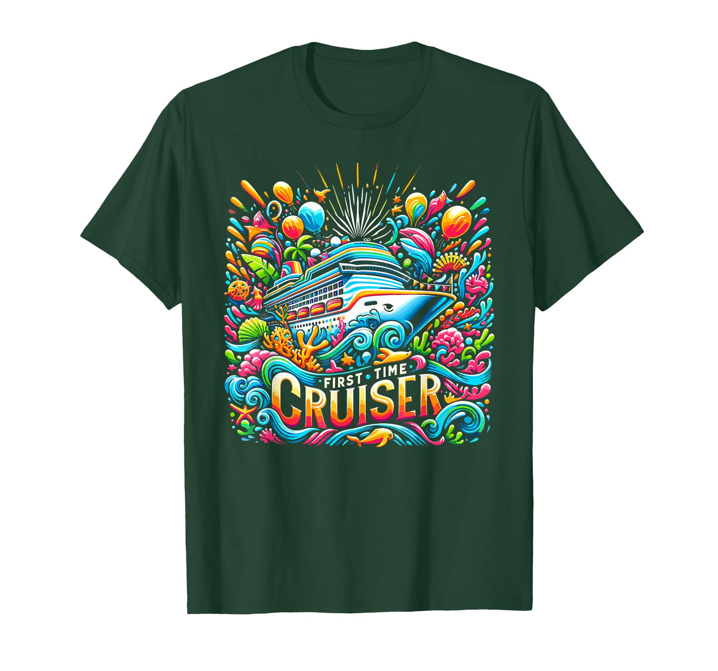 First Time Cruiser Shirt 1st Time Cruise Shirt Cruise Ship T-Shirt