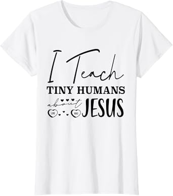 Funny Christian Teacher Design Humor Cool Christian Teacher T-Shirt for Women