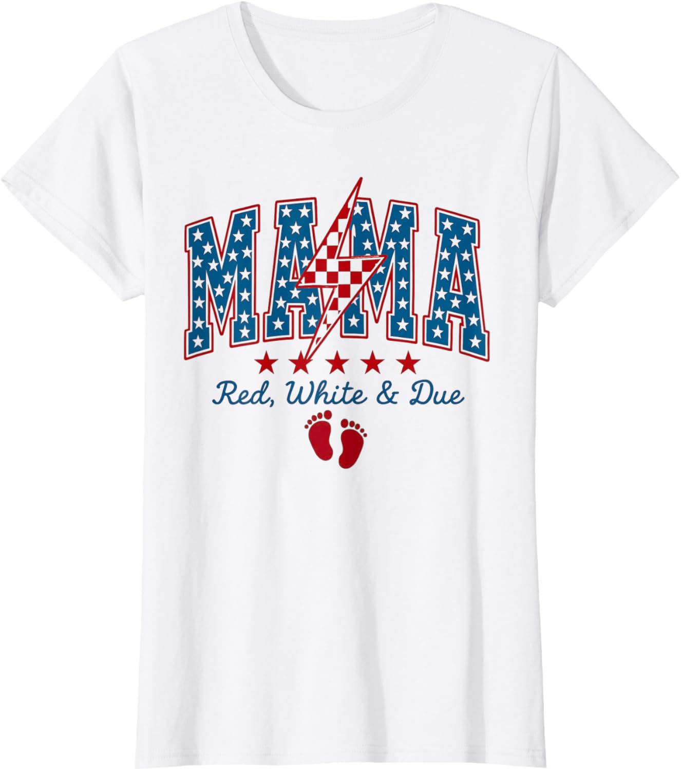 4th Of July Pregnancy Announcement American Mama Mom To Be T-shirt