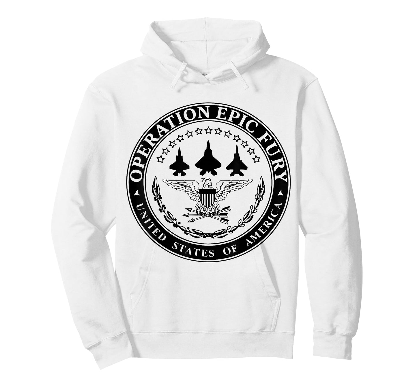 Operation Epic Fury USA T-Shirt - Hoodie | White