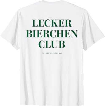 Tasty Beer Club Palma Clothing Beer Malle Mallorca Back T-Shirt