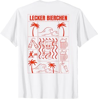 Delicious Beer Club Summer X Palma Malle Mallorca Beer Back T-Shirt