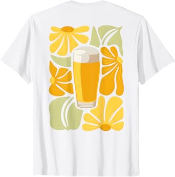 Beer Garden Flowers & Beer X Floral Mallorca Back Print T-Shirt
