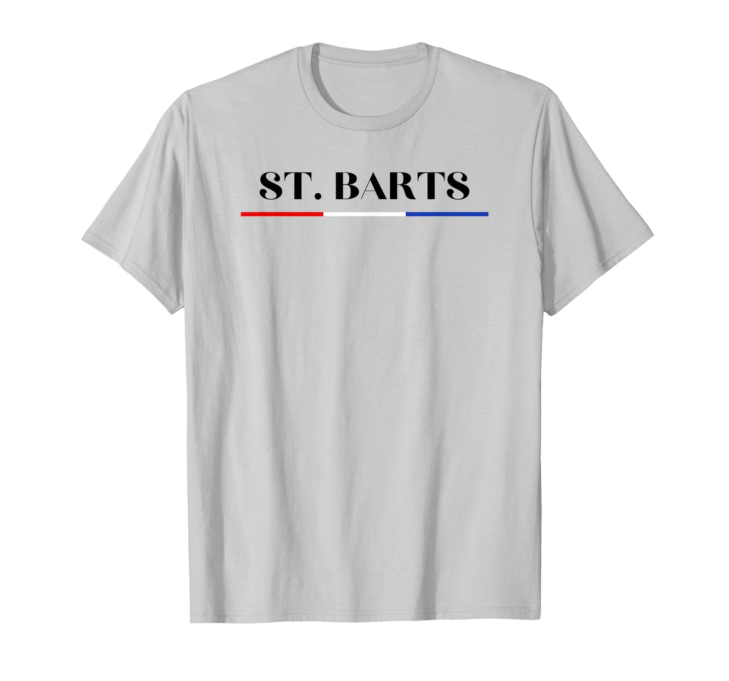 St. Barts Flag Bar, Cute Classic Tee, Beach Vacation Vibes T-Shirt
