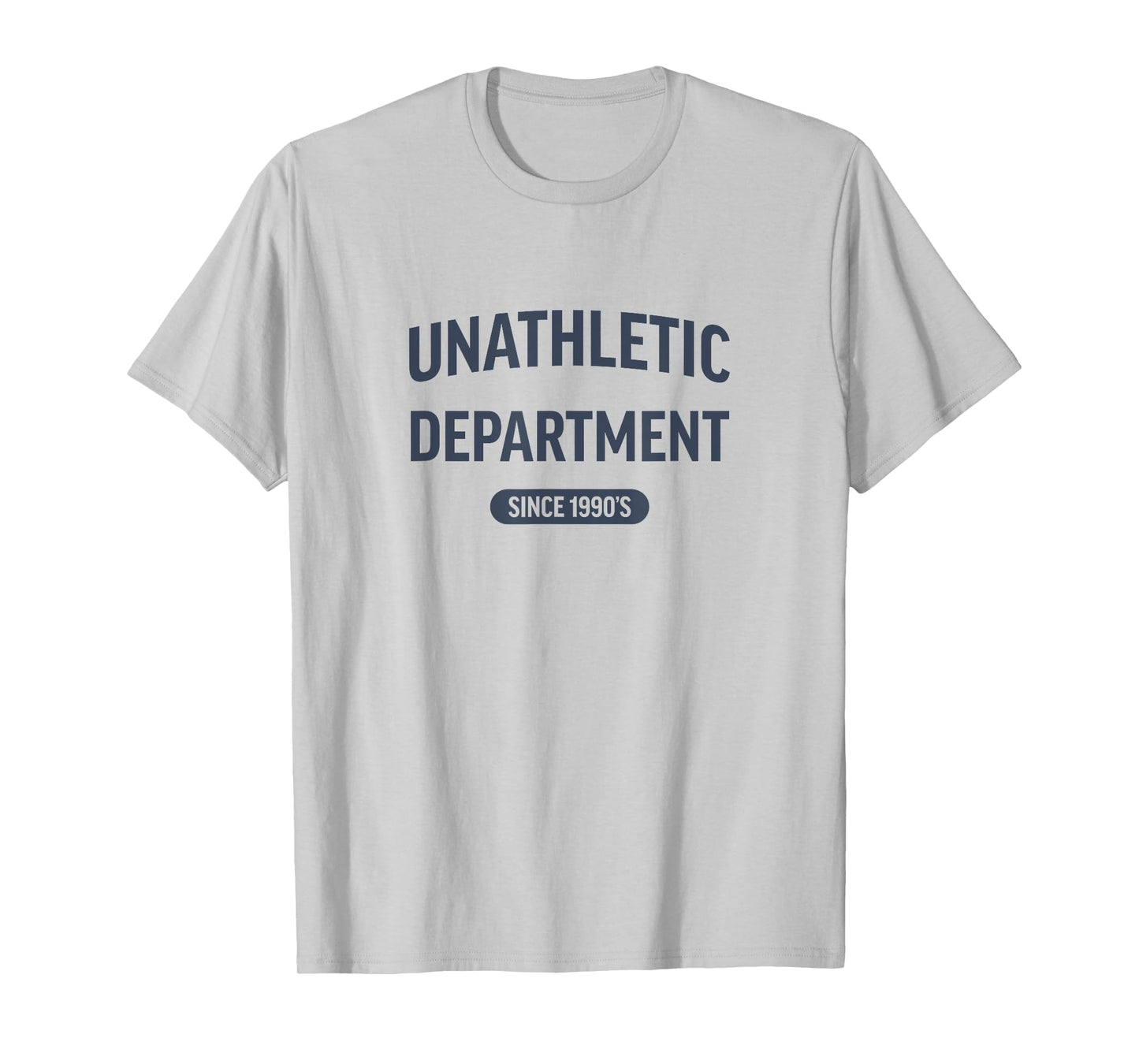 Unathletic Department Retro 90s Funny Sports Parody T-Shirt