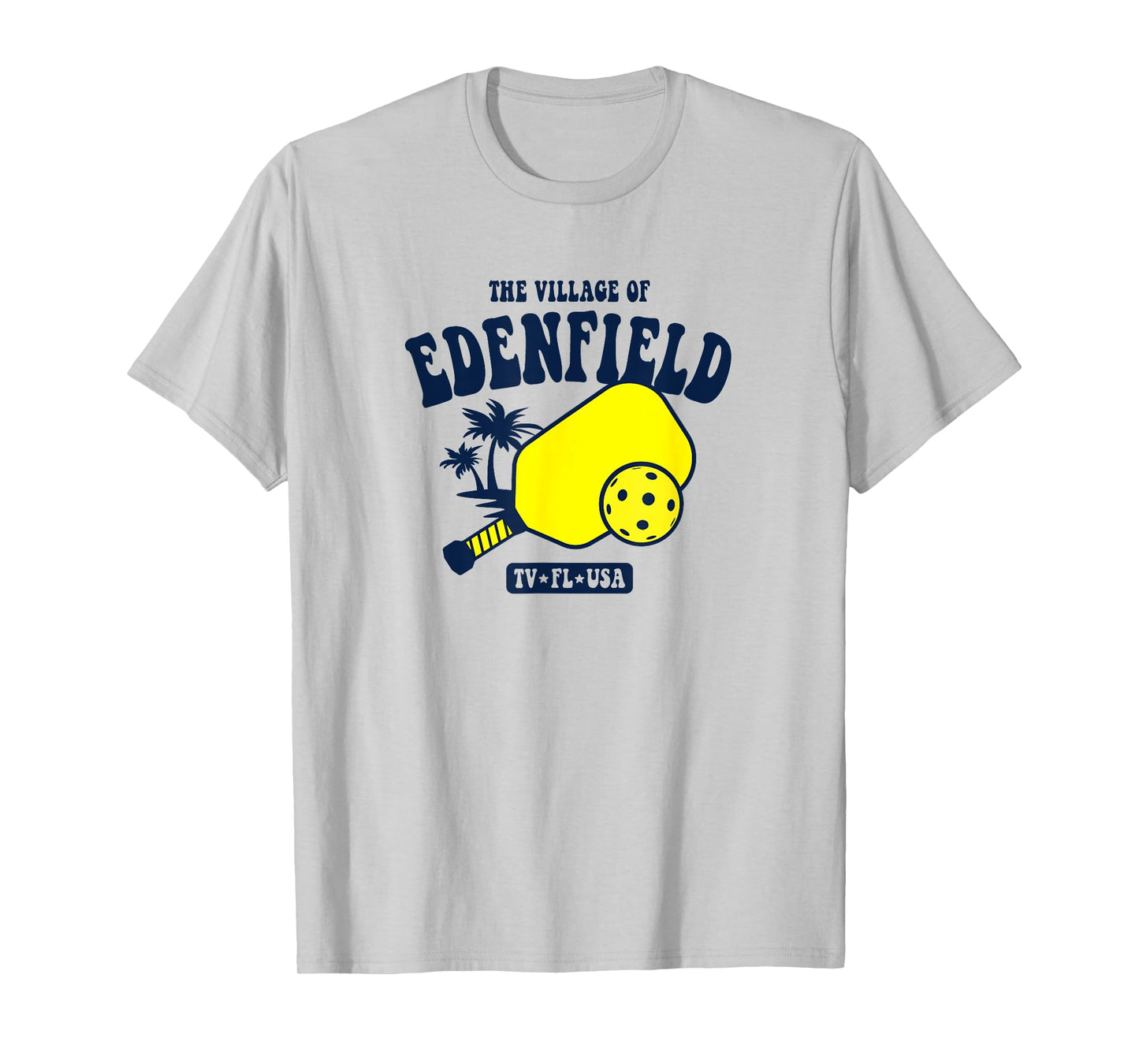 The Village of Edenfield TV FL USA Pickleball Design T-Shirt