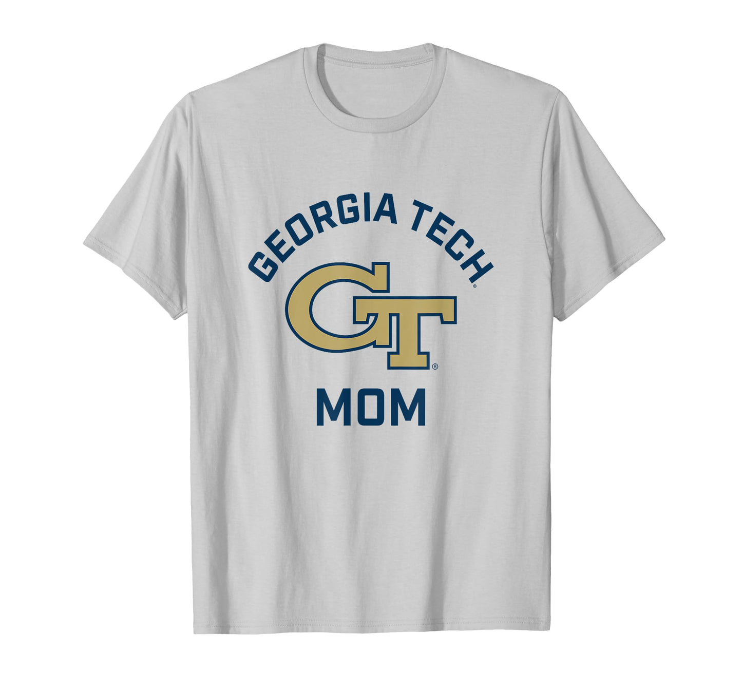 Georgia Tech Yellow Jackets Arched Mom T-Shirt