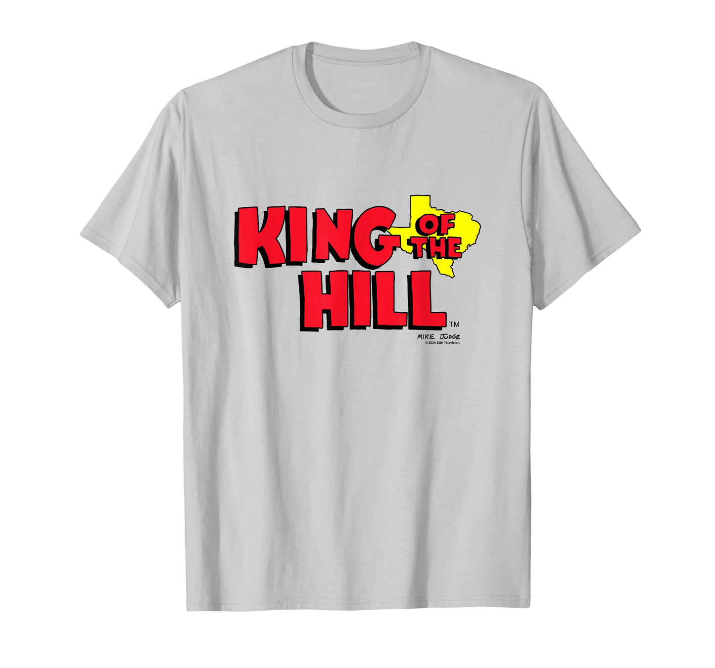 King Of The Hill Iconic Classic Big Chest Text Logo T-Shirt