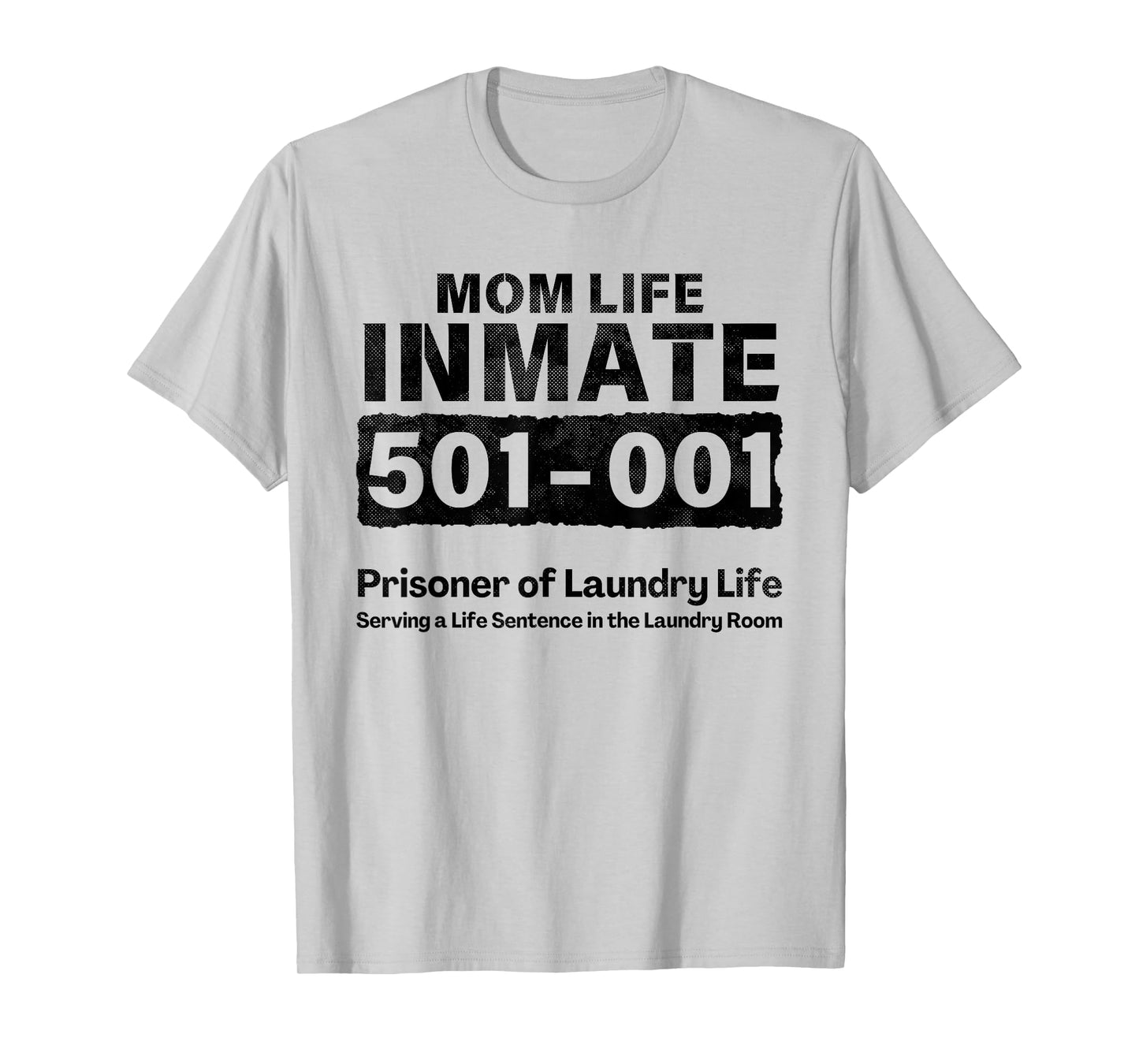 Mom Life Prisoner Inmate Funny Jail Halloween Costume T-Shirt