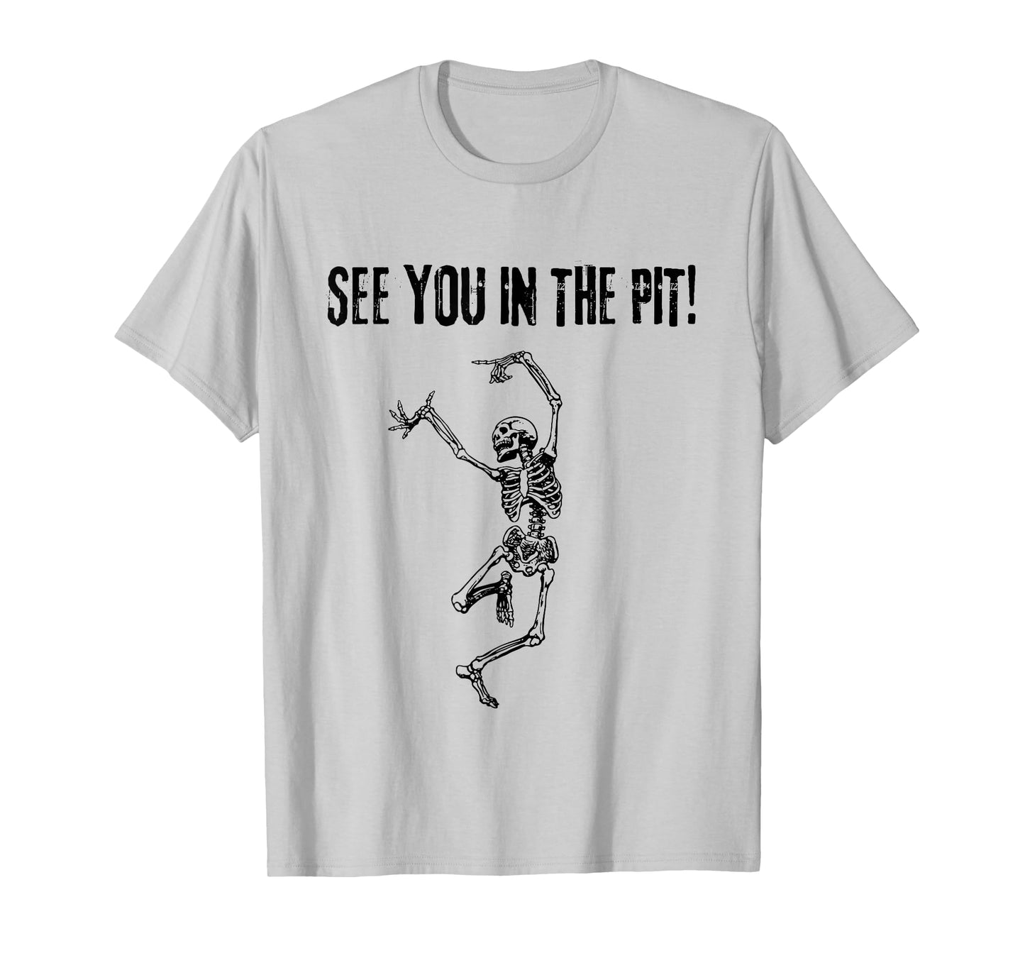 Moshing pit with skeleton - Moshing circle - mosh pit T-Shirt