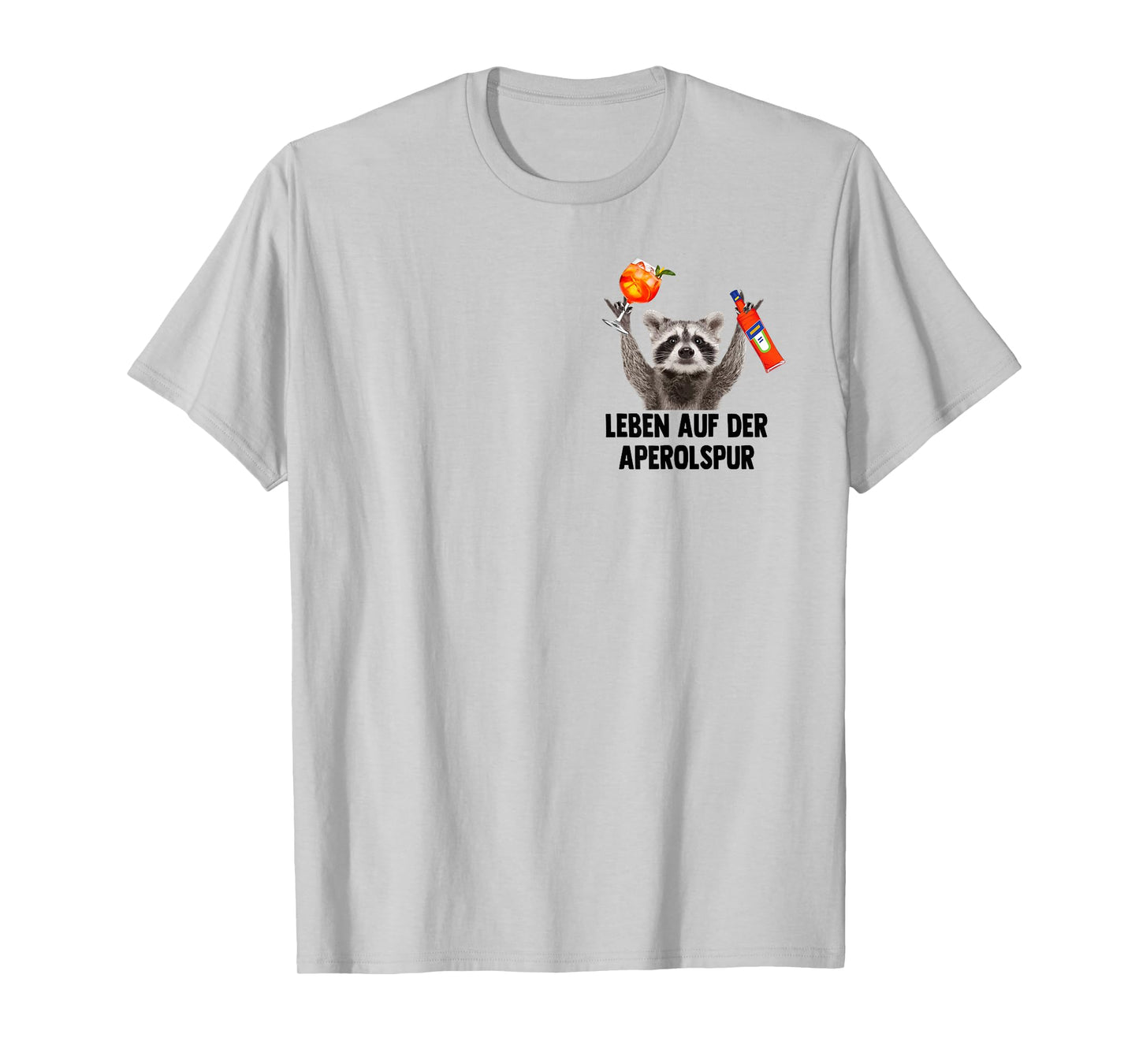 Life on the APEROL Lane - Raccoon Meme Racoon Pedro Spritz T-Shirt
