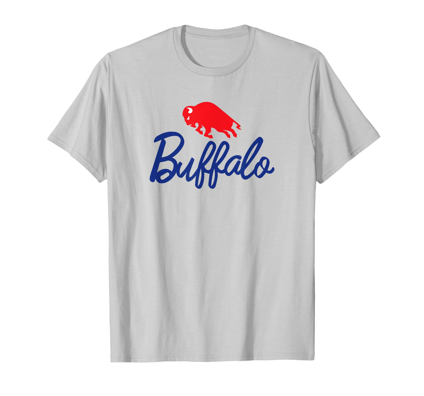 Buffalo Charging red Bison - NY New York 716 Pride Cute BUF T-Shirt