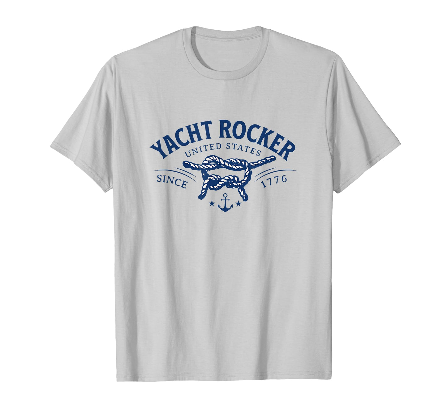 Yacht Rocker Anchor Nautical Cruise Lake Party Graphic T-Shirt