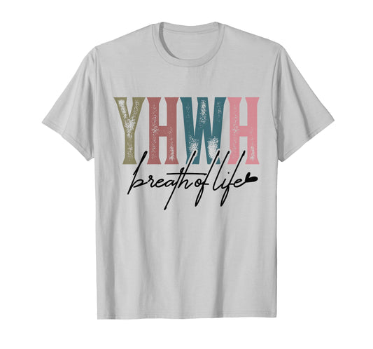 YHWH Breath of Life - Retro Christian God Yahweh Bible T-Shirt