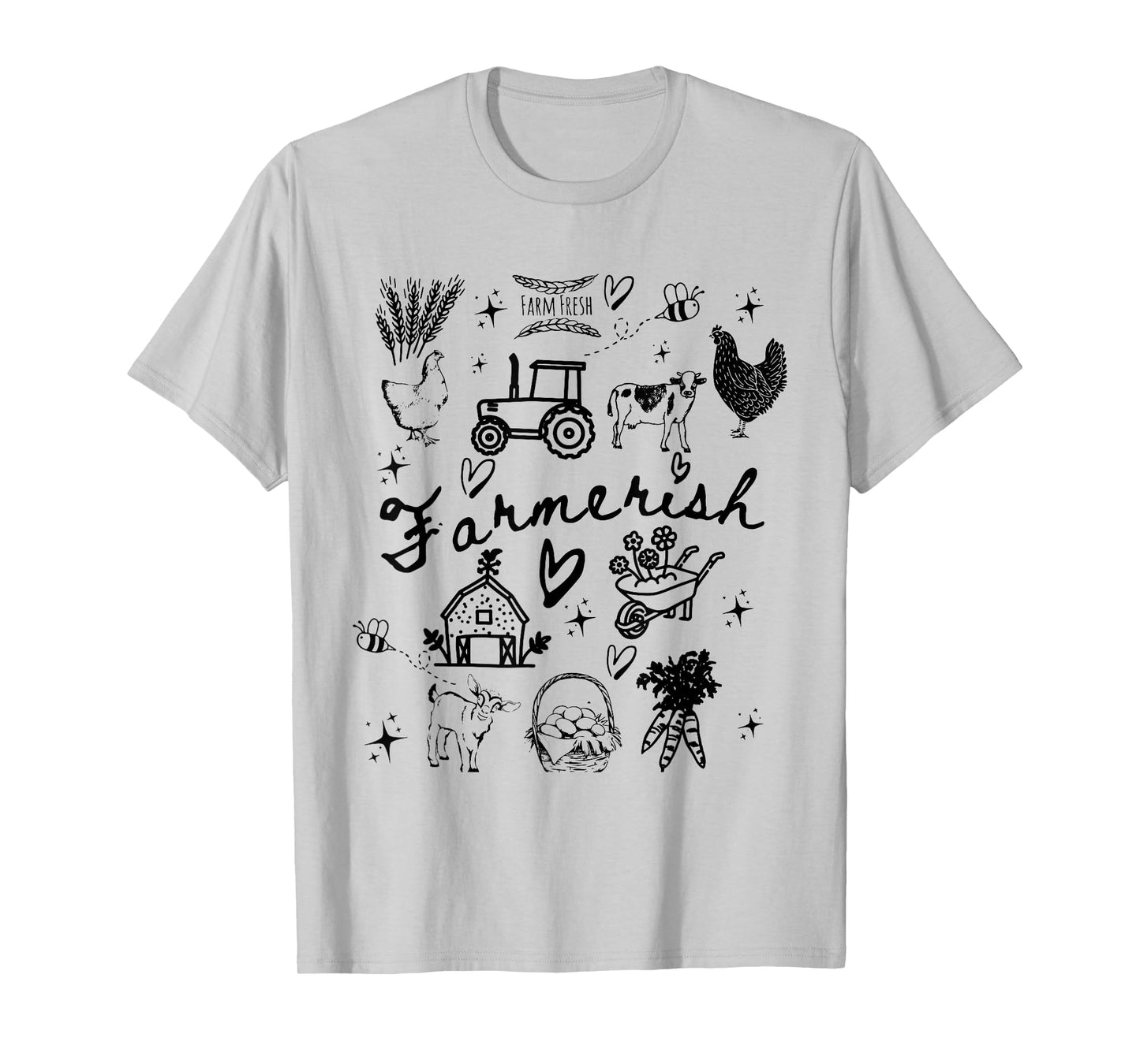 Funny Farmer Farmerish for homesteader farming For Women T-Shirt