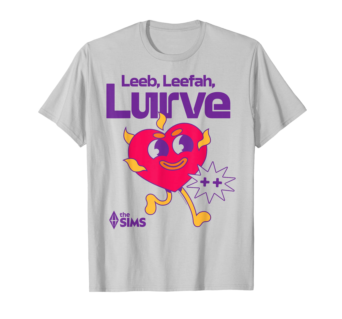 The Sims Leeb, Leefah, Lurve Heart Video Game T-Shirt