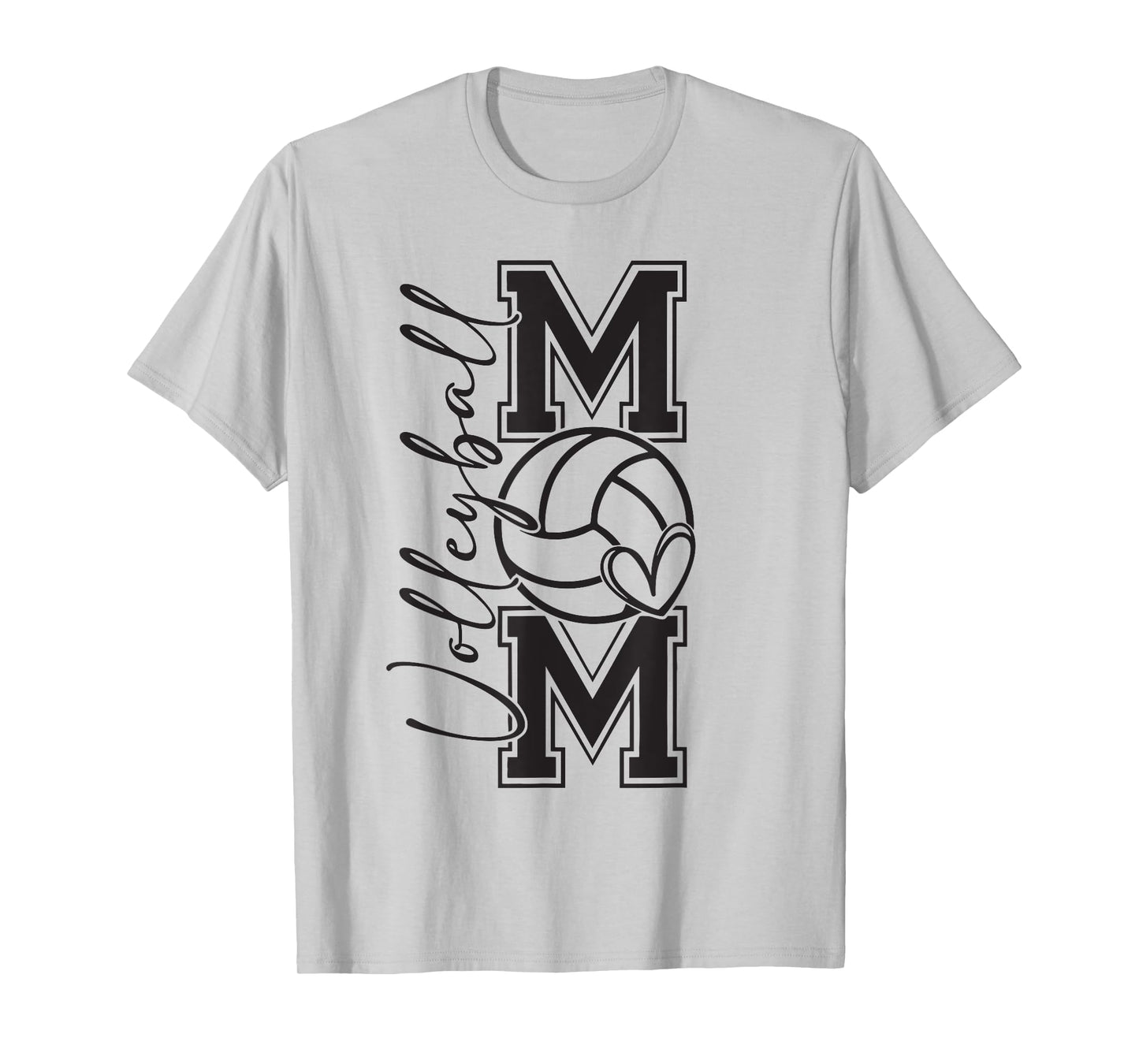 Volleyball Mama Mom Coquette Volleyball Bow Game Day Mother T-Shirt