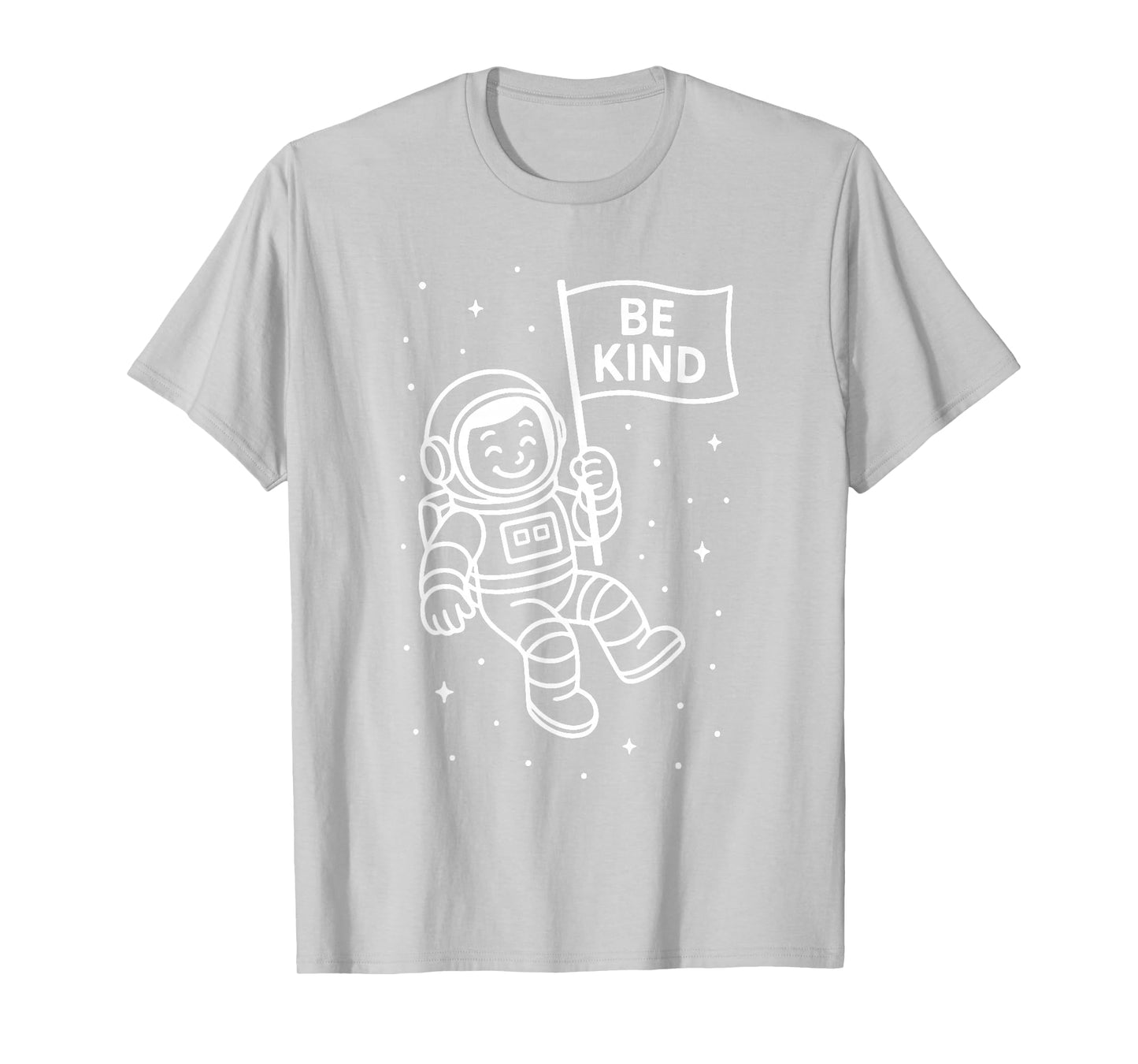 Funny Astronaut Be Kind Orange Unity Day End Bullying T-Shirt