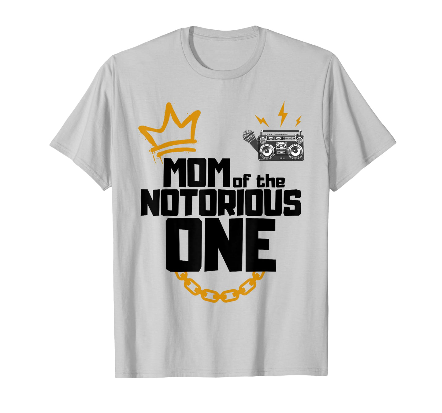 Mom Of The Notorious One Old School 1st Hip Hop Birthday T-Shirt