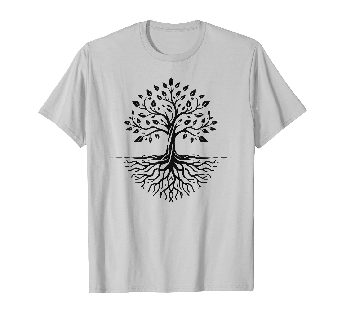 Minimalist Tree With Roots T-Shirt