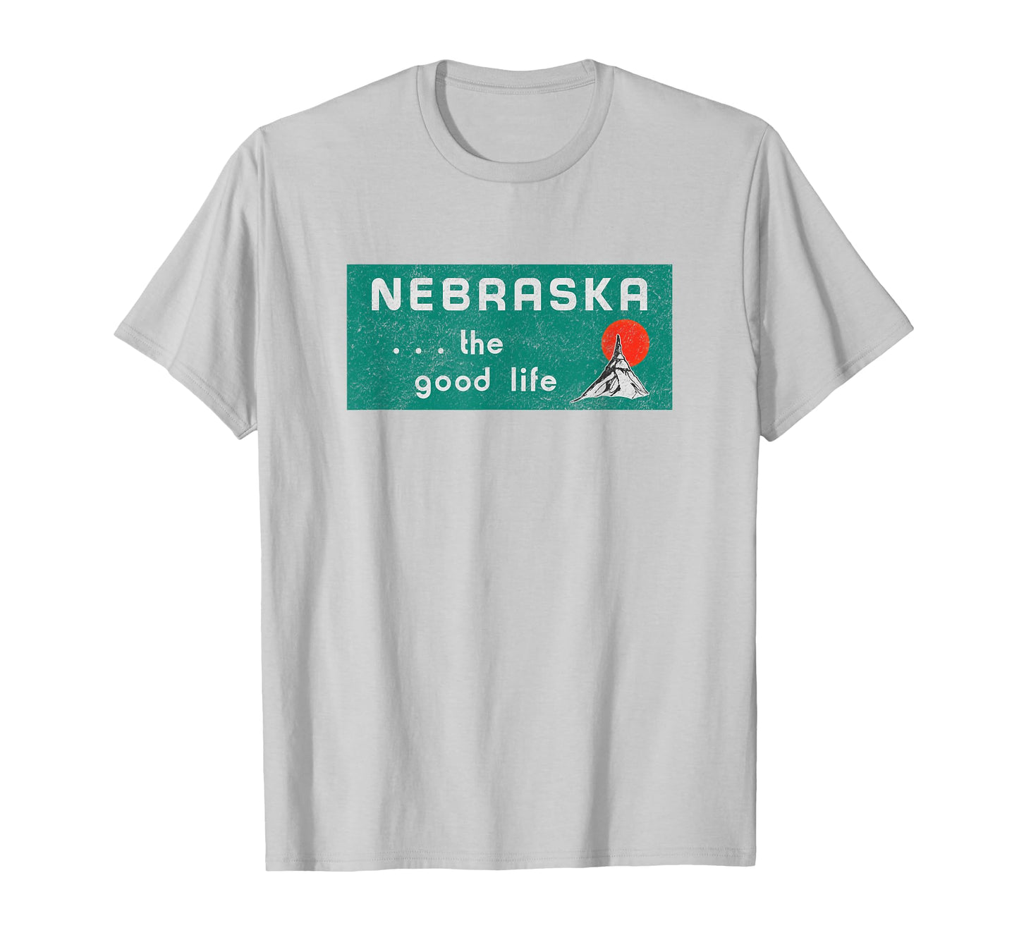 Nebraska The Good Life Vintage Distressed T-Shirt