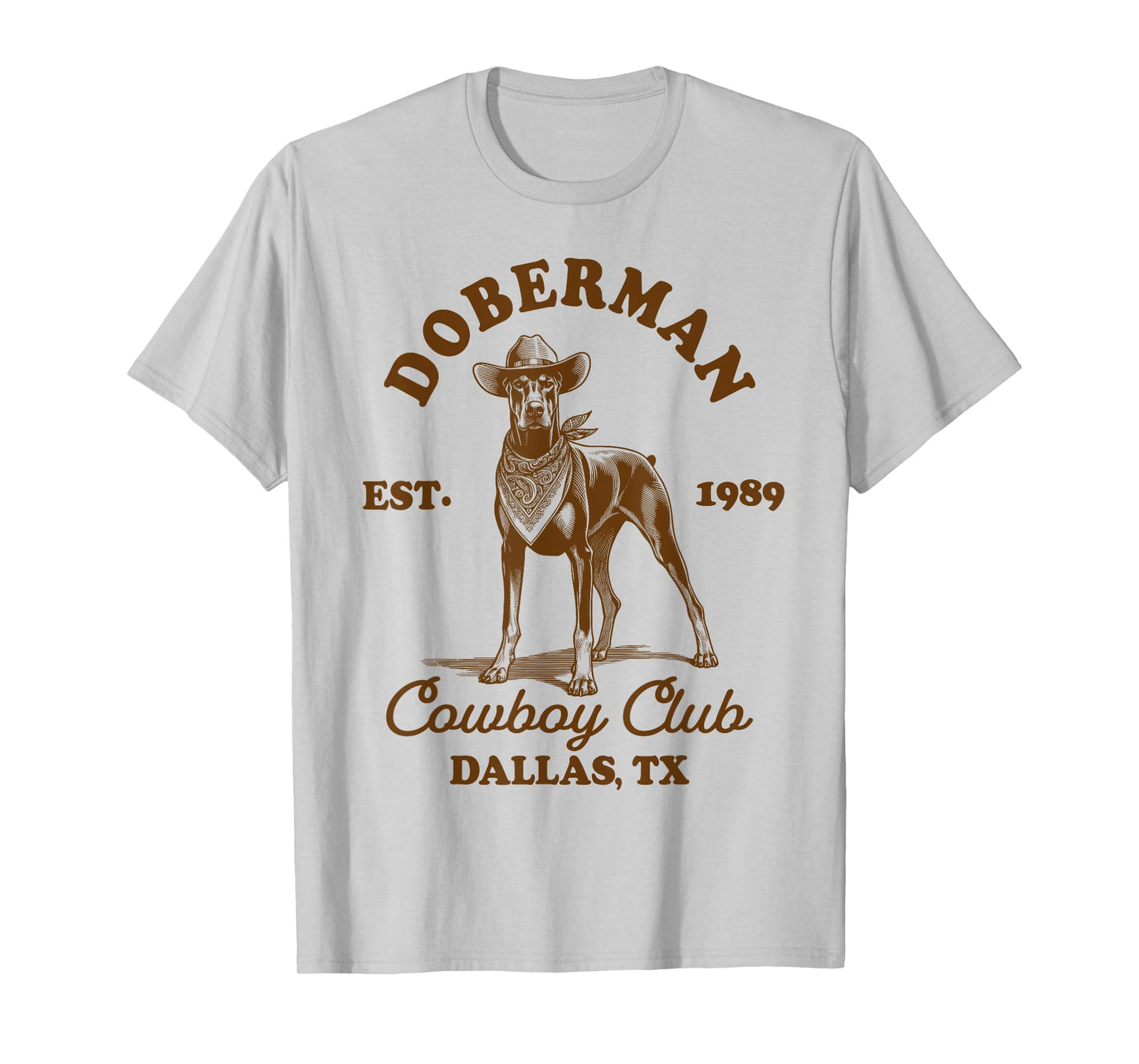 Doberman Lover Doberman Mom Western Doberman Cowboys Club T-Shirt