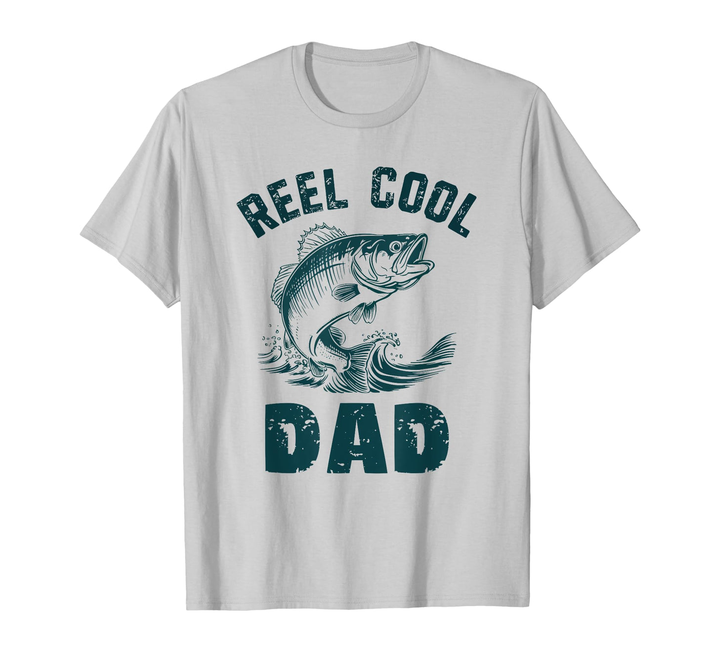 Reel Cool Dad Fishing Grandpa Vintage Style Daddy Father T-Shirt