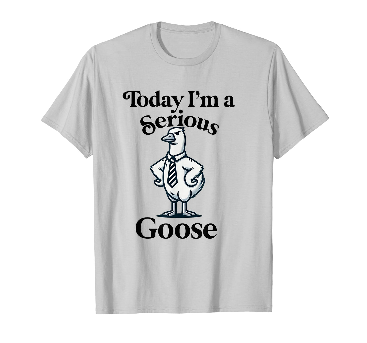 Today I'm a Serious Goose Funny Silly Goose T-Shirt