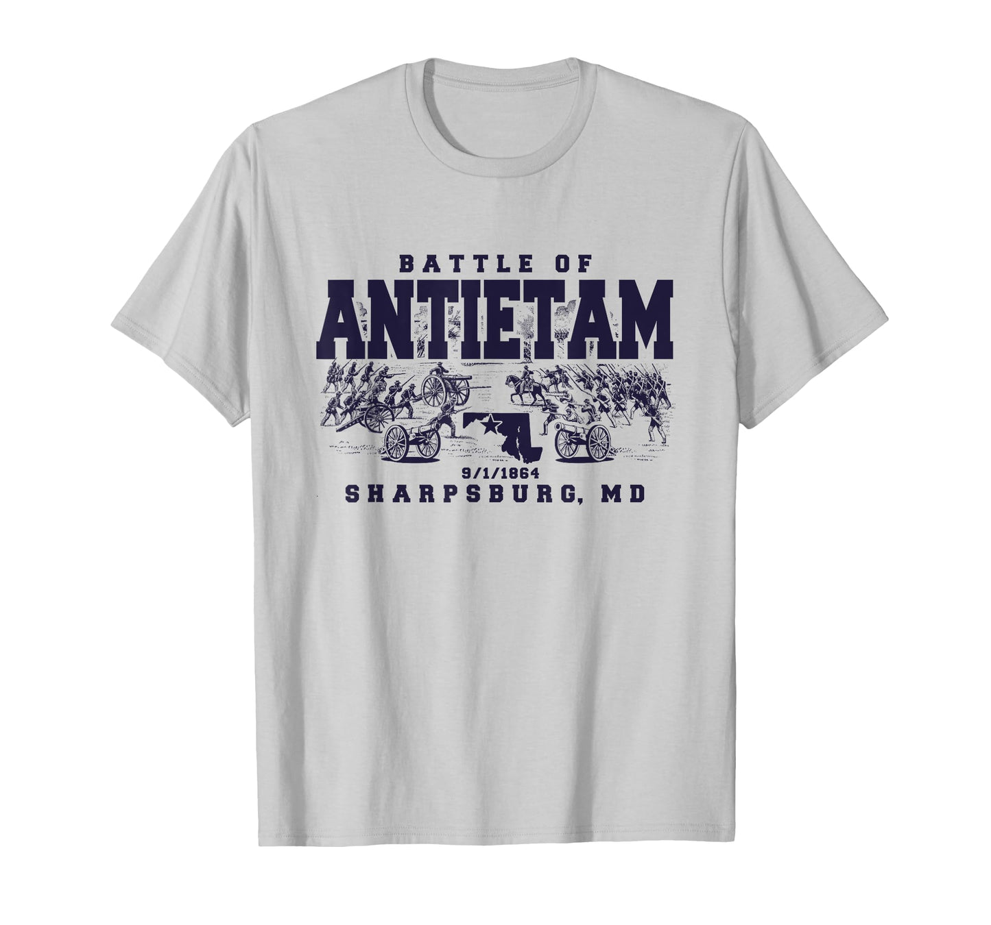 Civil War History The Battle Of Antietam Sharpsburg MD 1864 T-Shirt