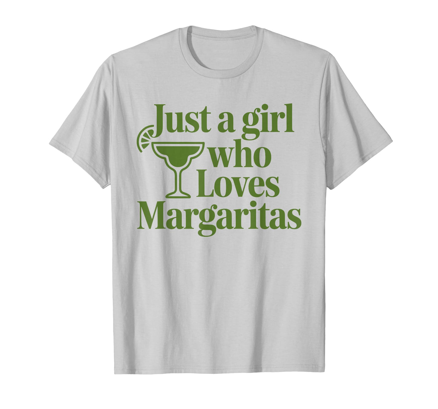 Just A Girl Who Loves Margaritas Funny Summer Vacation T-Shirt