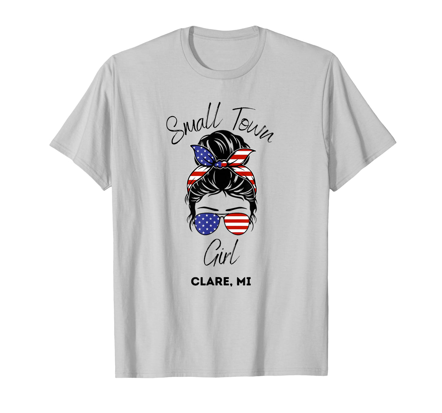 Fife Life Clare Michigan MI Girl Up North T-Shirt