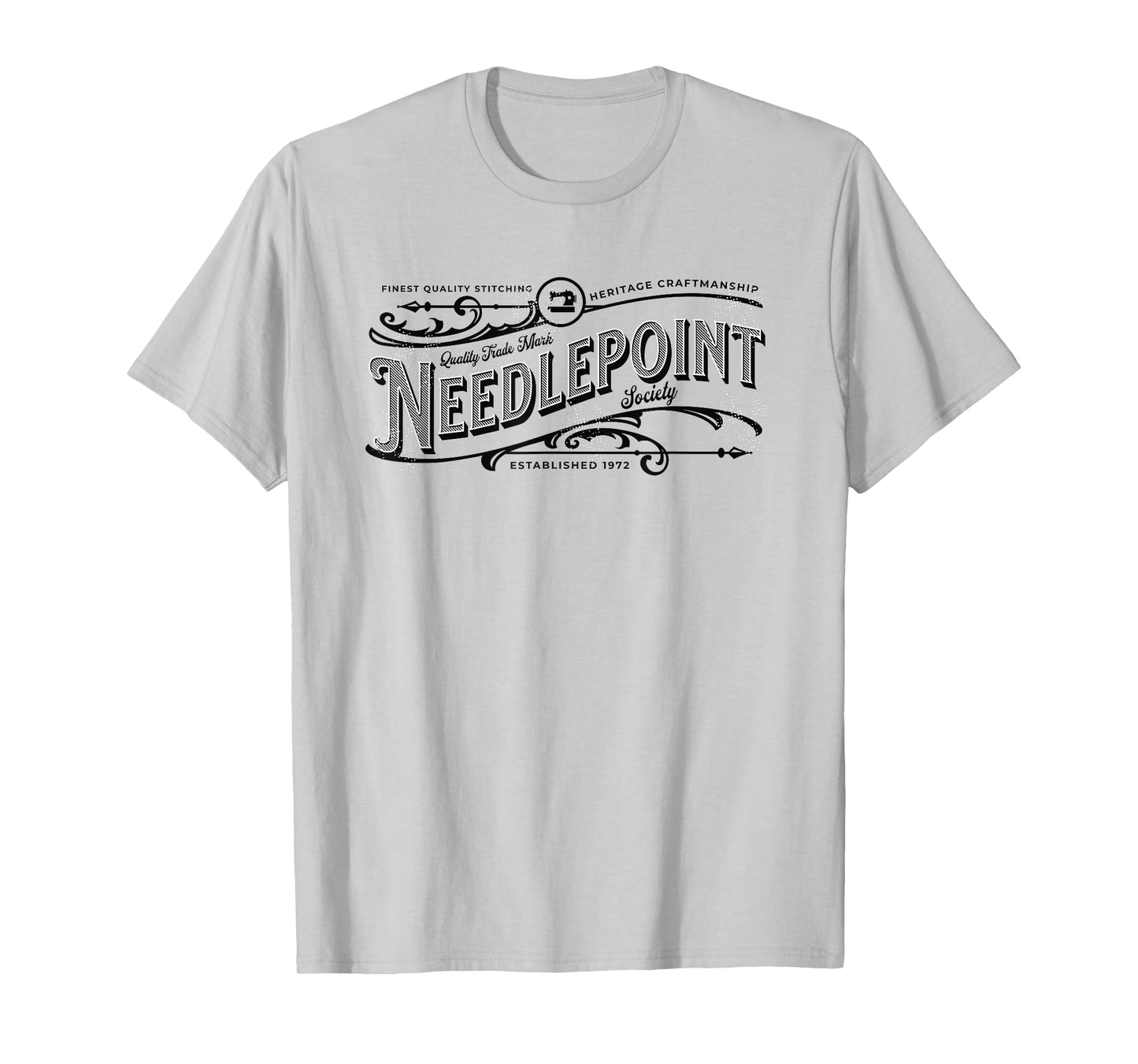 Needlepoint Vintage Style T-Shirt