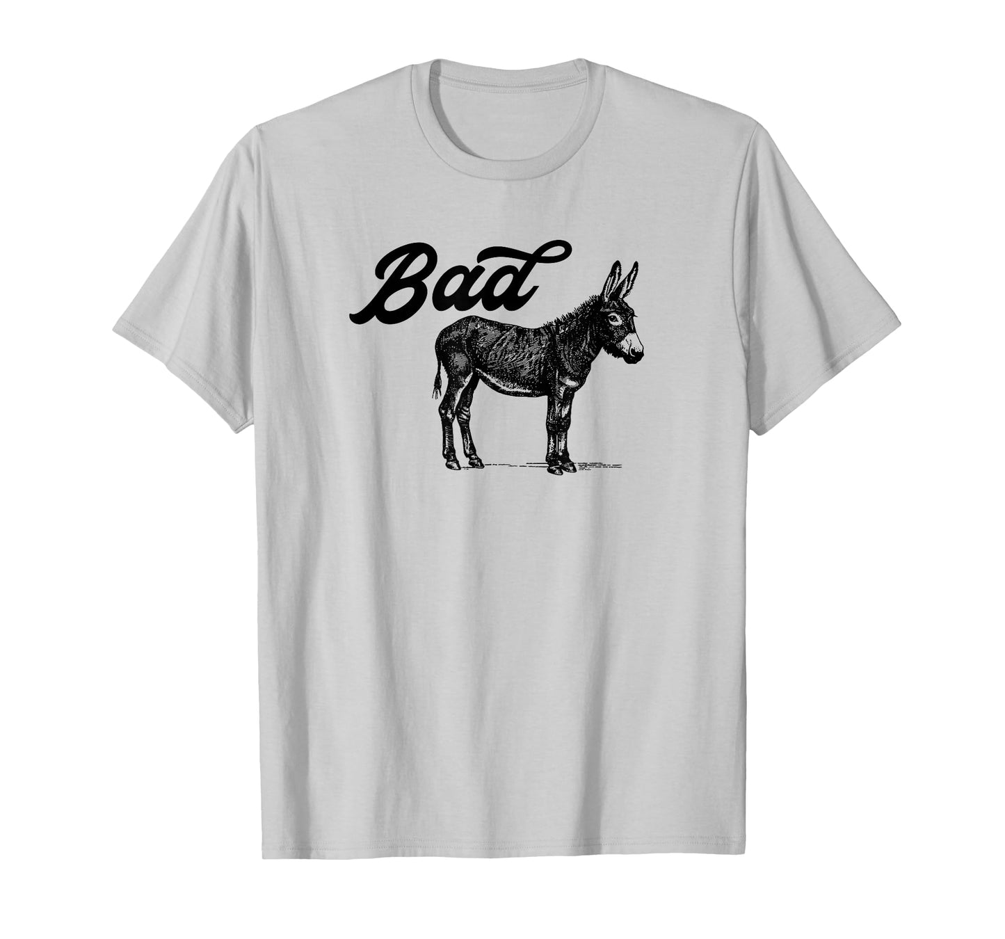 Bad Ass Vintage Distressed Retro Donkey Mule Burro T-Shirt