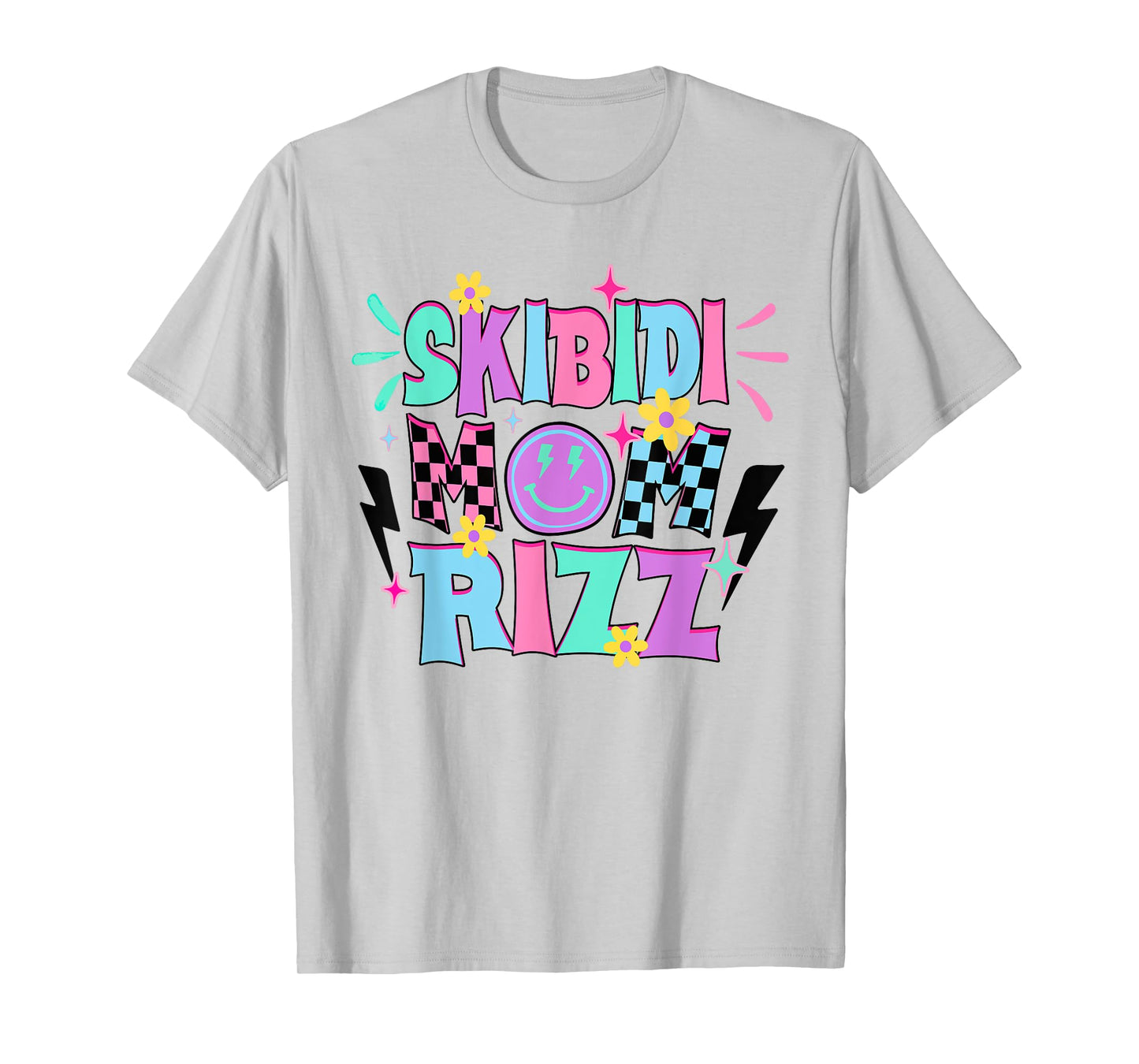 Skibidi Mom Rizz Mother's Day Middle School Mom Women T-Shirt