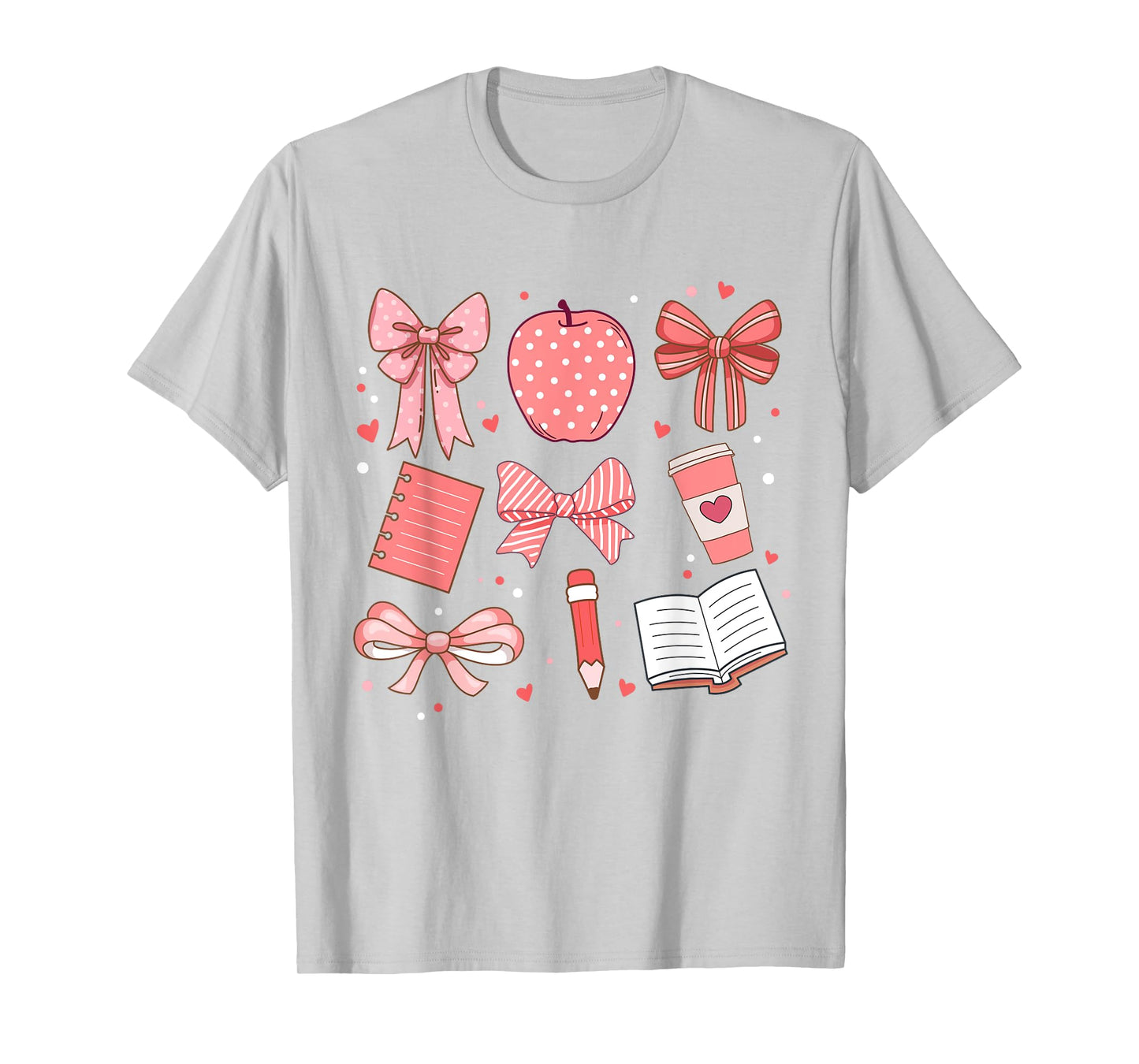 Happy Back To School 1st Day Toddler Girl Boho Coquette Bows T-Shirt