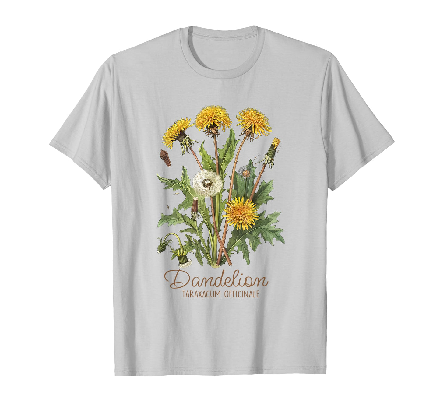 Dandelion Vintage Botanical Herbalist Gardening Dandelion T-Shirt