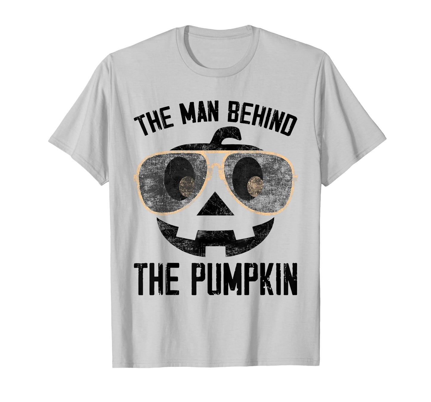 The Man Behind The Pumpkin New Baby Shower Dad Halloween T-Shirt