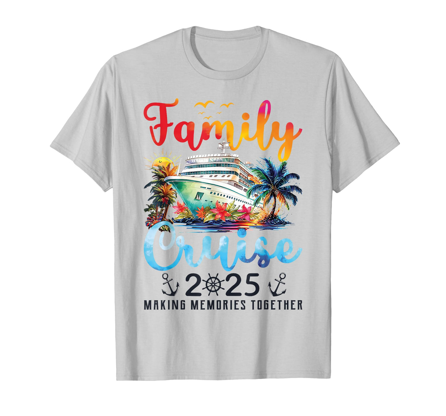 Cruise Squad 2025 Family Group Matching Summer Vacation T-Shirt