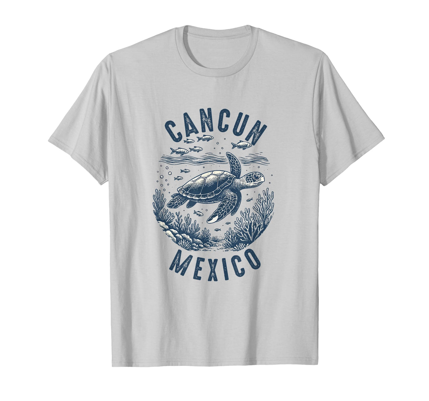 Cancun Mexico Souvenir Family Matching Vacation Sea Turtle T-Shirt