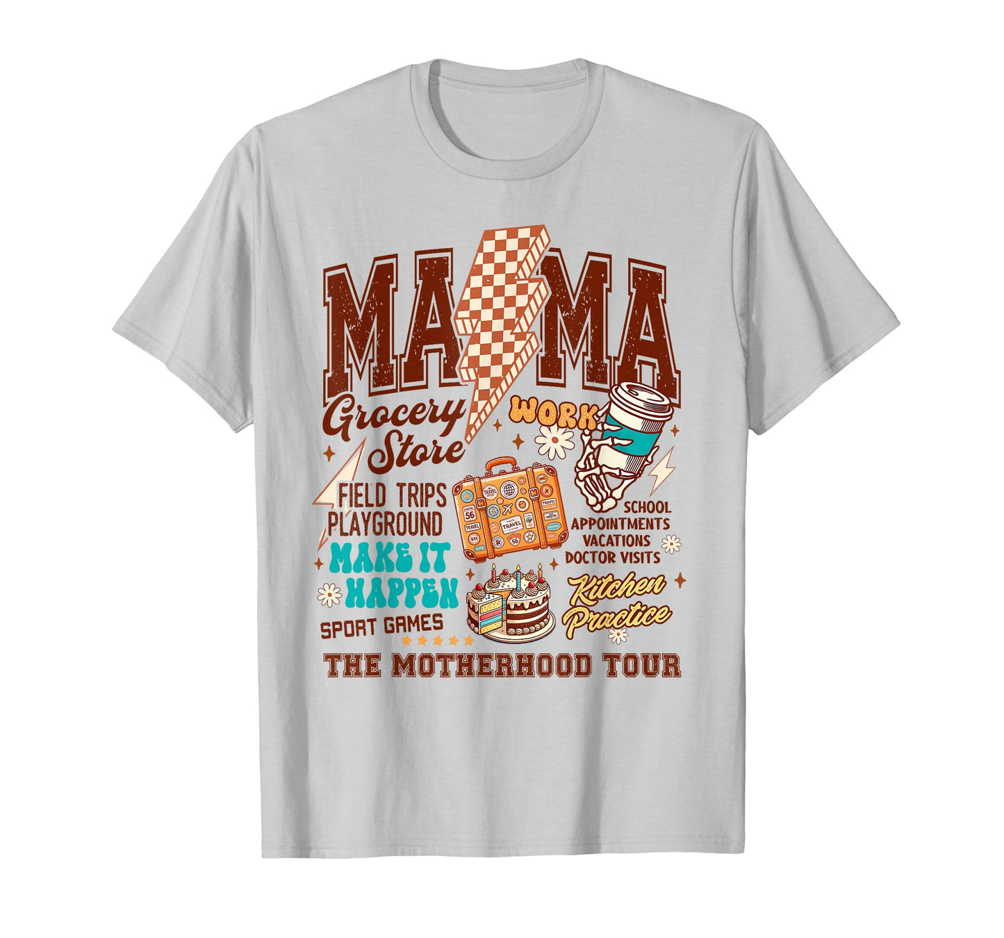 Mom Life Mother’s Day Coffee Lover Mama The Motherhood Tour T-Shirt