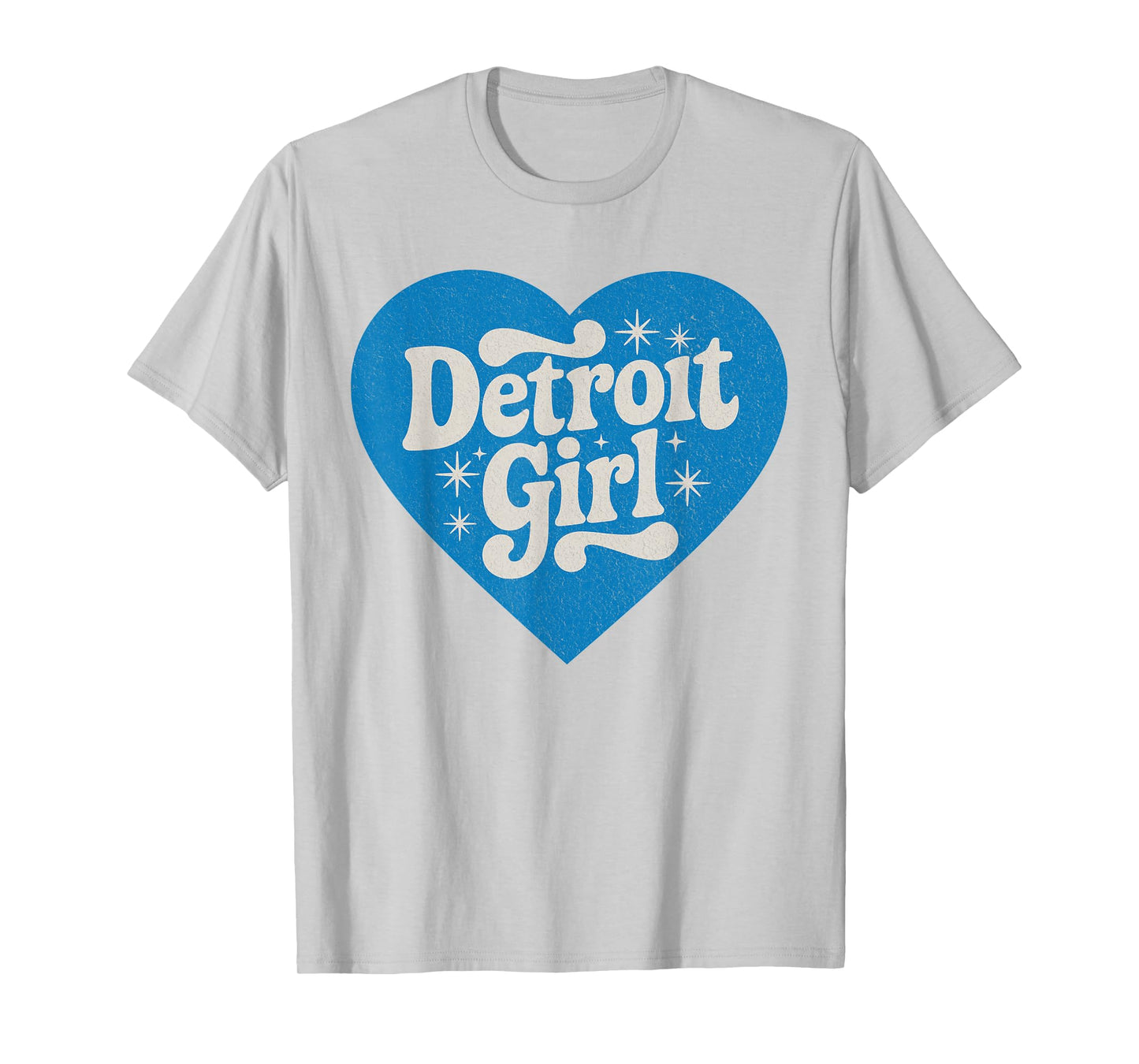 Retro Detroit Girls Heart Cute Detroit Girl T-Shirt