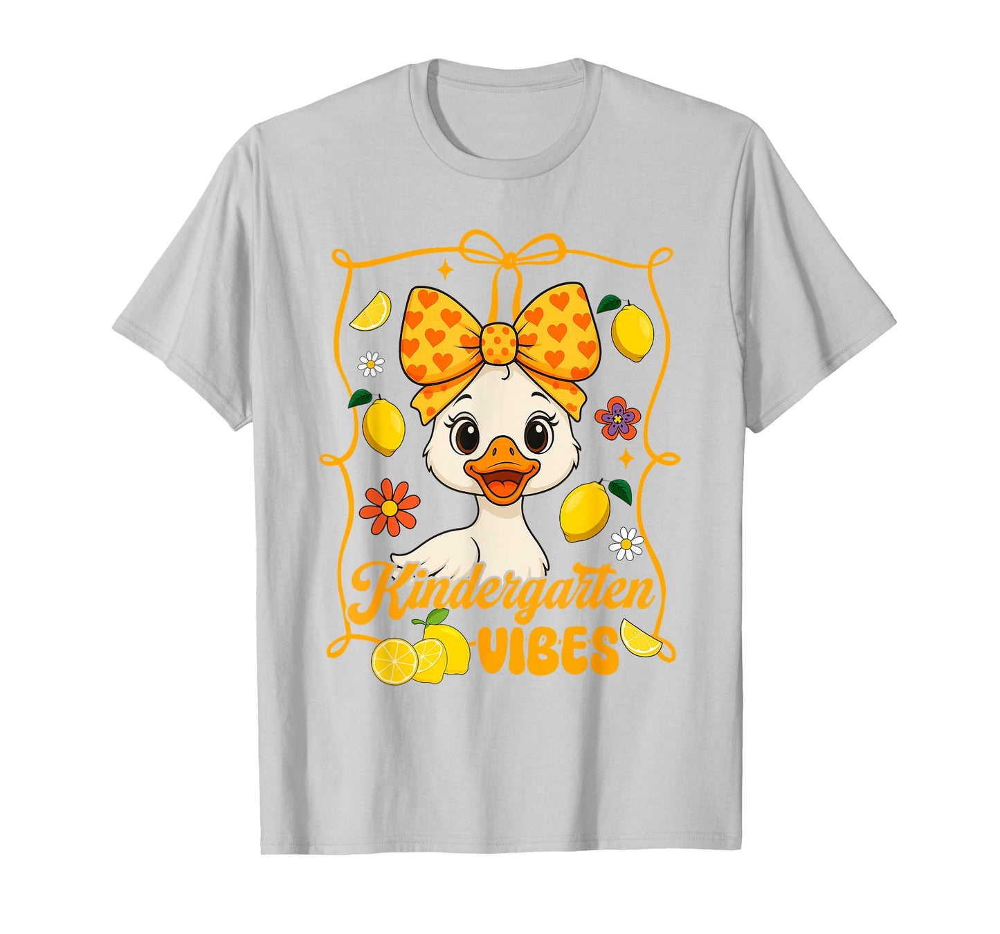 Kindergarten Vibes Kindergarten Teacher Duck Back to School T-Shirt