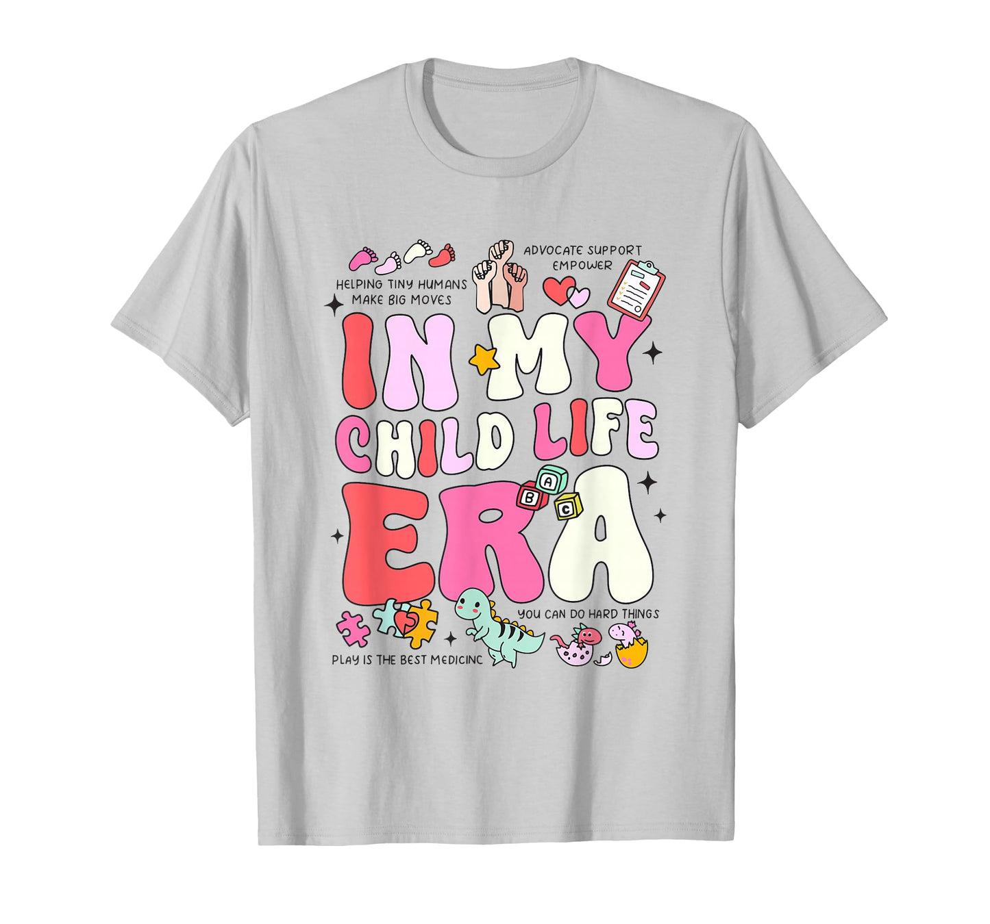 Retro In My Child Life Era Certified Child Life Specialist T-Shirt