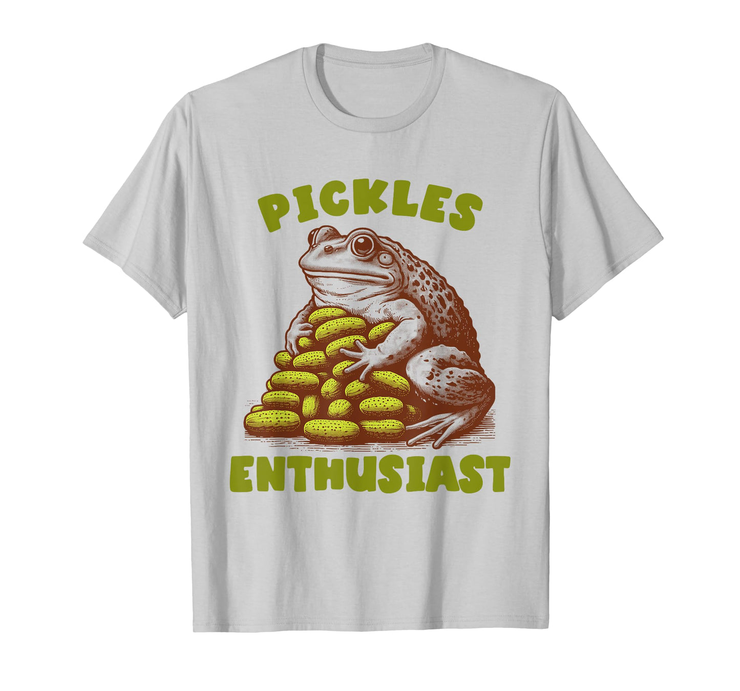 Pickle Lover Funny Frog Pickle Queen Pickles Enthusiast T-Shirt