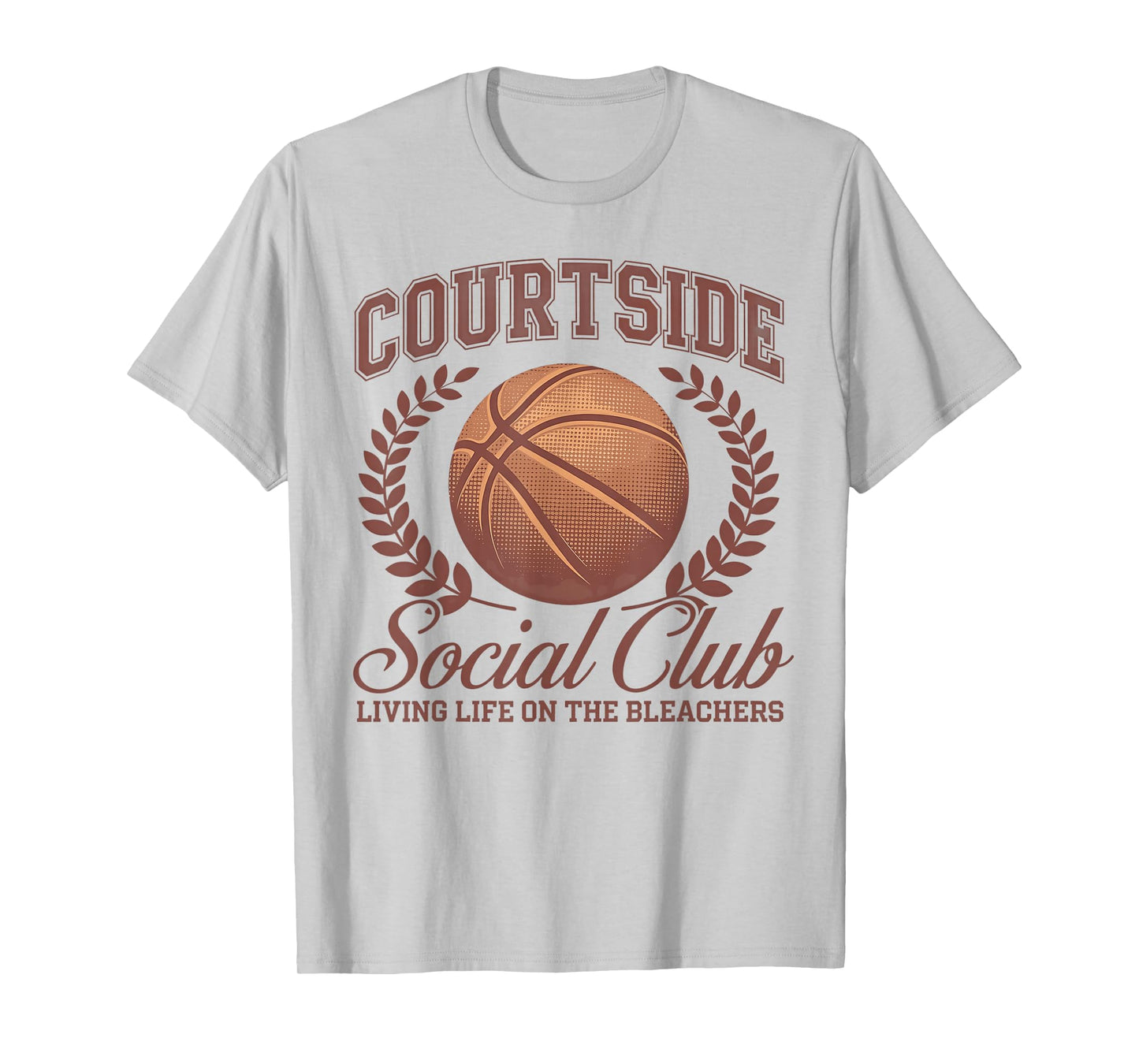 Basketball Mom Matching Courtside Social Club Women Girls T-Shirt
