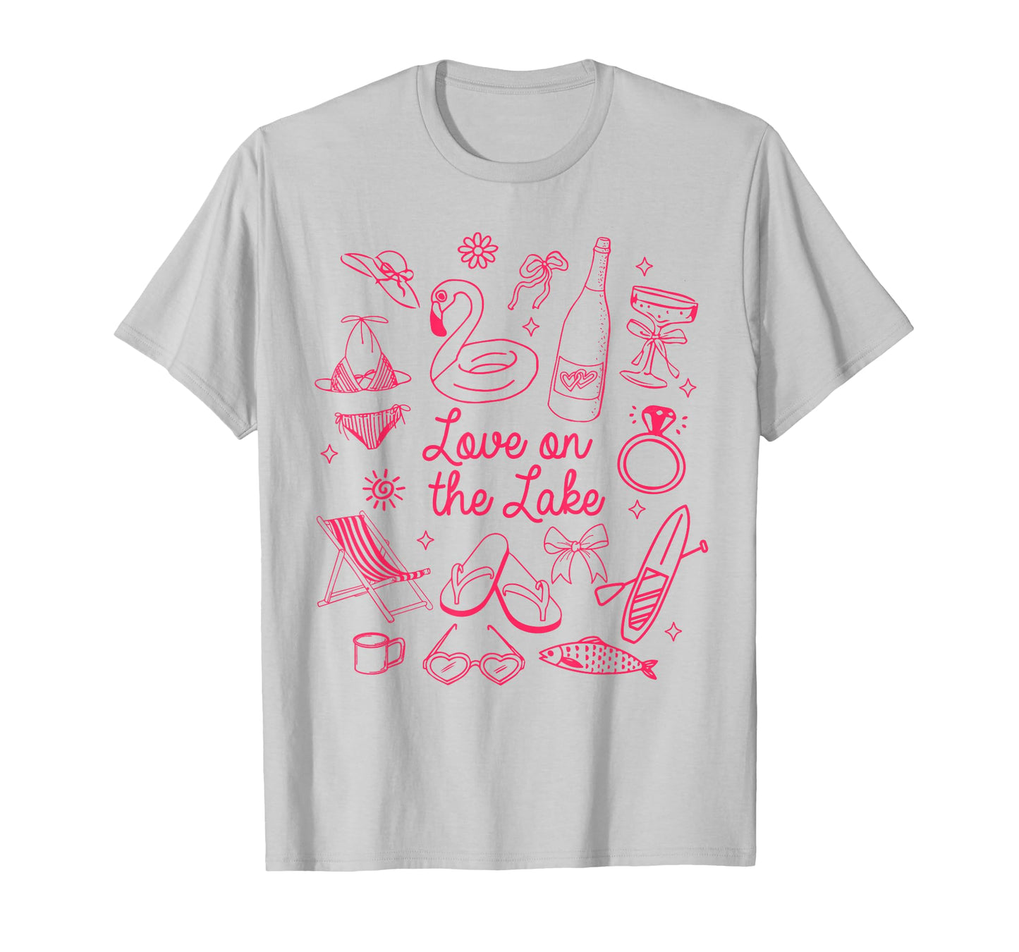 Bride Lake Life Bachelorette Girls Trip Loves On The Lake T-Shirt