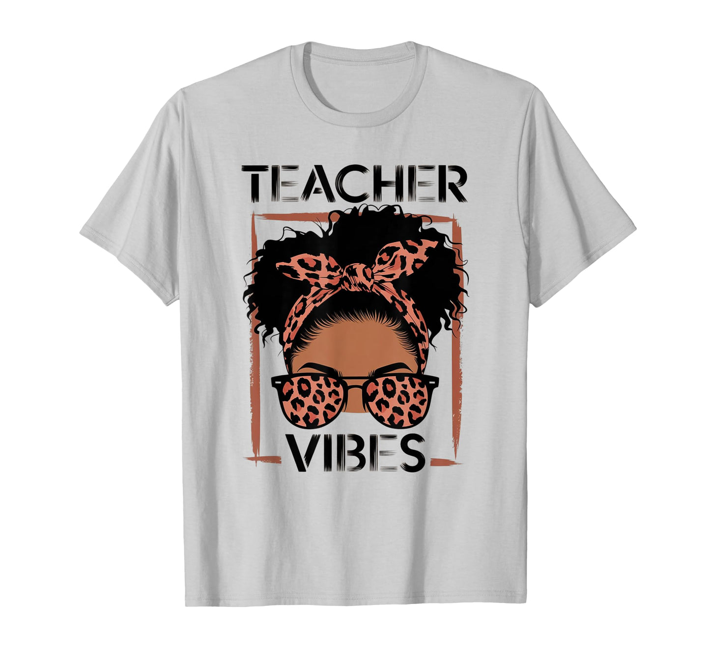 Teacher Vibes Black History Month Afro American Motivation T-Shirt