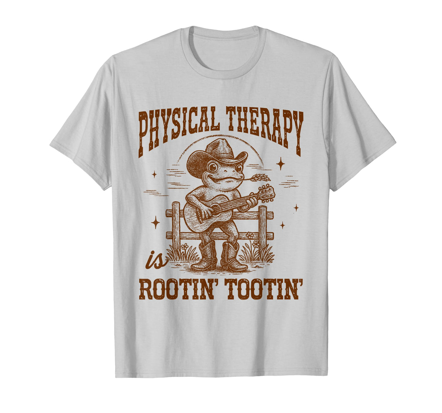 Physical Therapy is Rootin' Tootin' Western Frog Cowboys T-Shirt