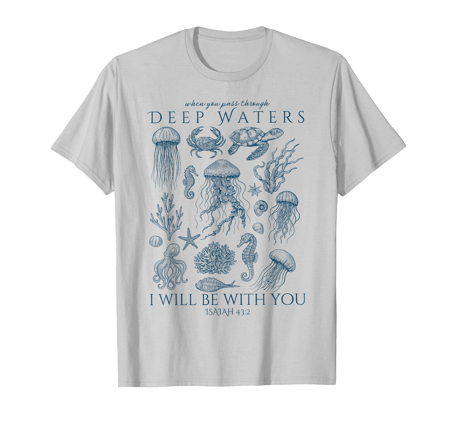 Christian Ocean Animal Coastal Sea Deep Water Life Men Women T-Shirt